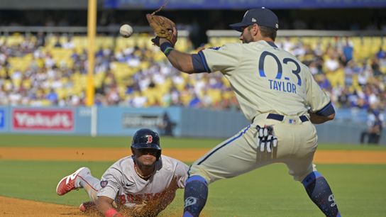 FINAL: Los Angeles Dodgers 7, Red Sox 6 (11) - Jansen Blows Save, Will Smith Walks It Off In Eleventh taken at BSJ Headquarters (Red Sox)